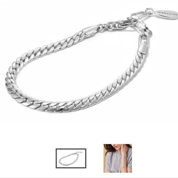 New Jenny Bird SILVER WALLACE BRACELET - Picture 1 of 4